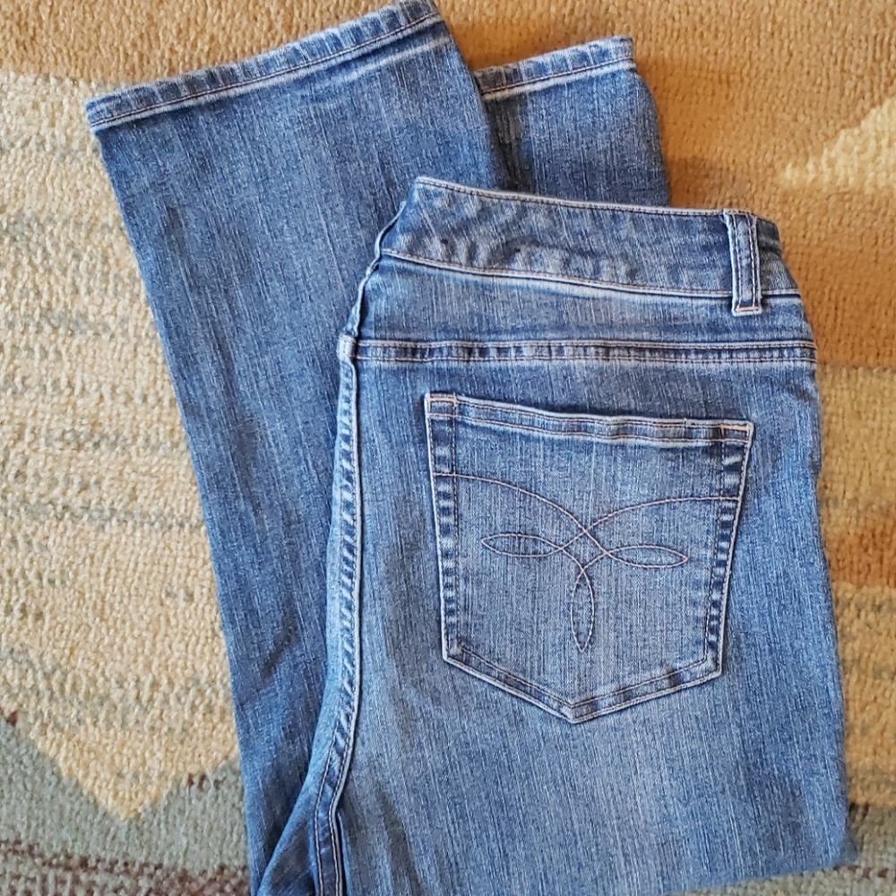 Chaps denim capris